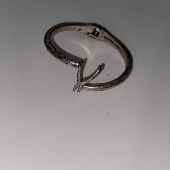 Lucky Brand Silver Wishbone Bracelet - Picture 2 of 5